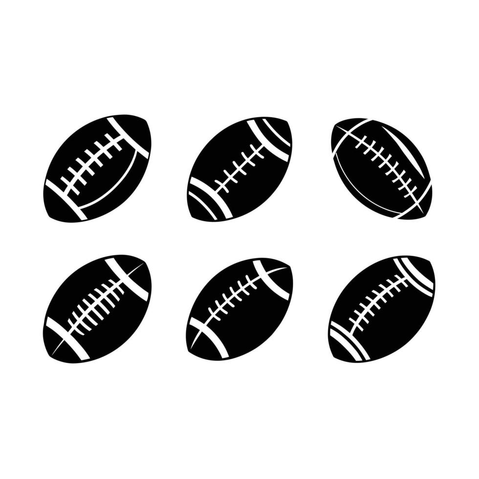 Dynamic American football design, perfect for sports-themed printables. vector