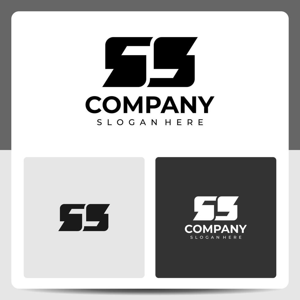 Letter SS Logo Design Inspiration Template for your Business vector