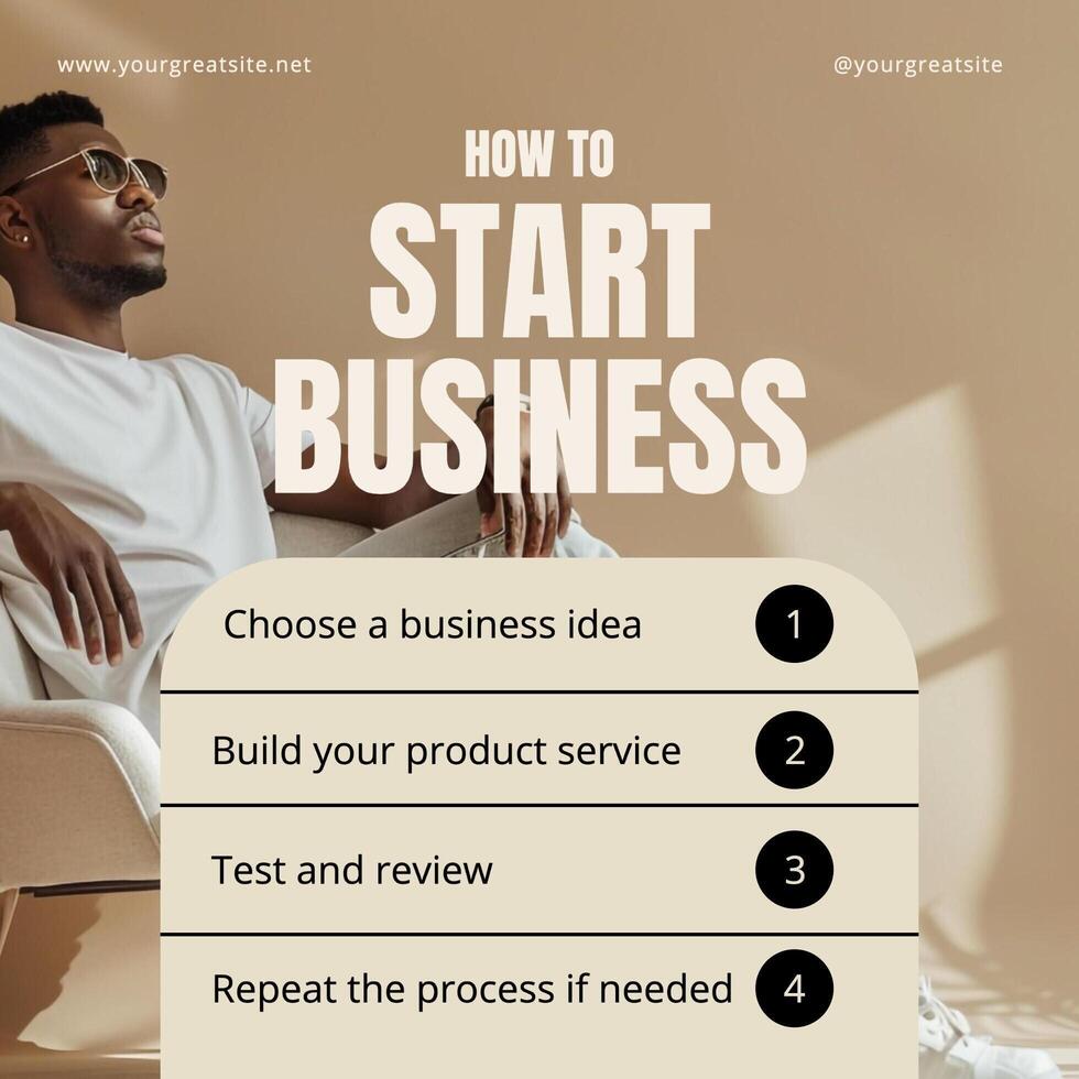 beige work tips for linkedin post social media ideas template