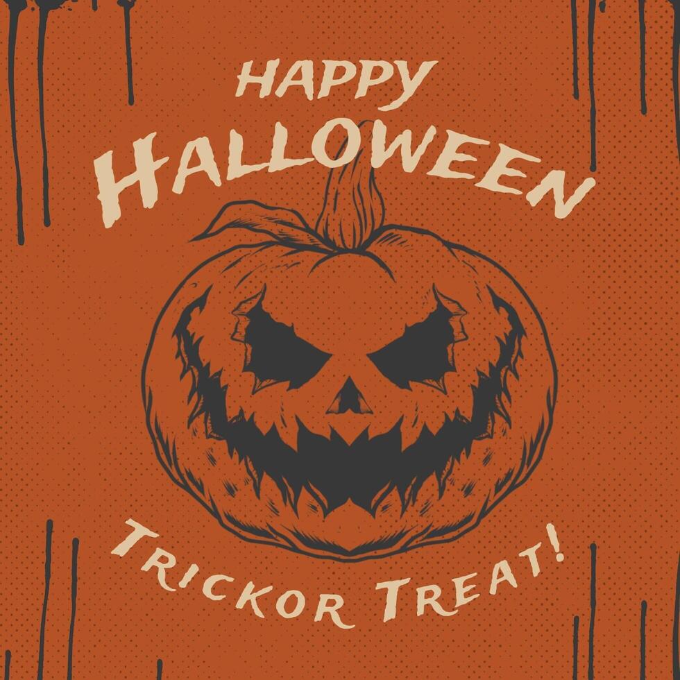 Halloween Greeting Instagram Post template