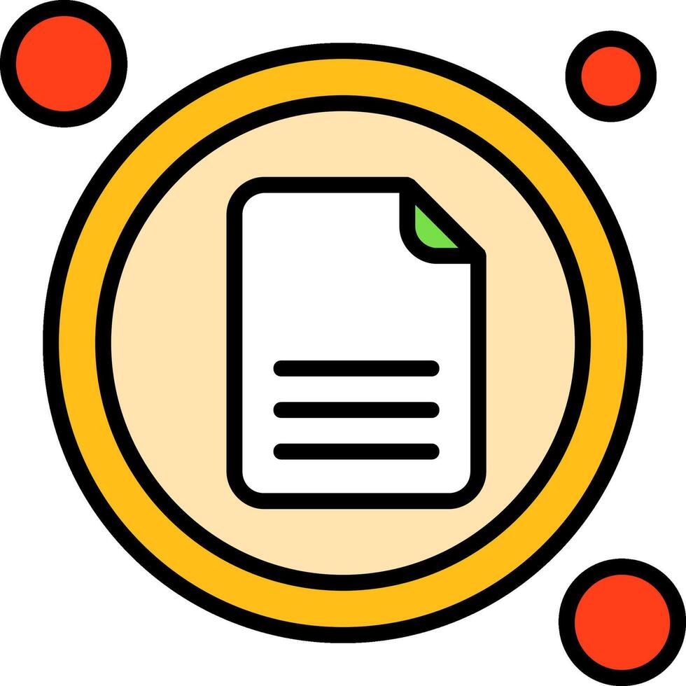 Document Button Icon Design Symbol vector