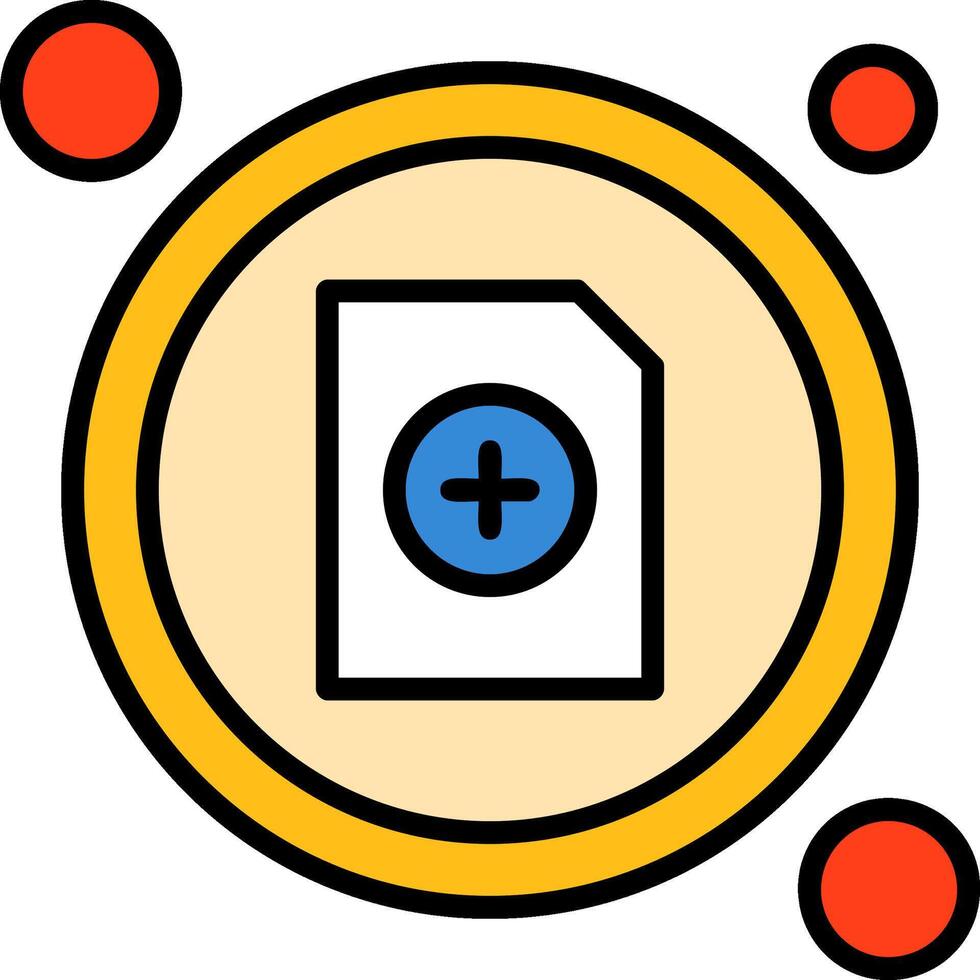 New File Button Icon Design Symbol vector