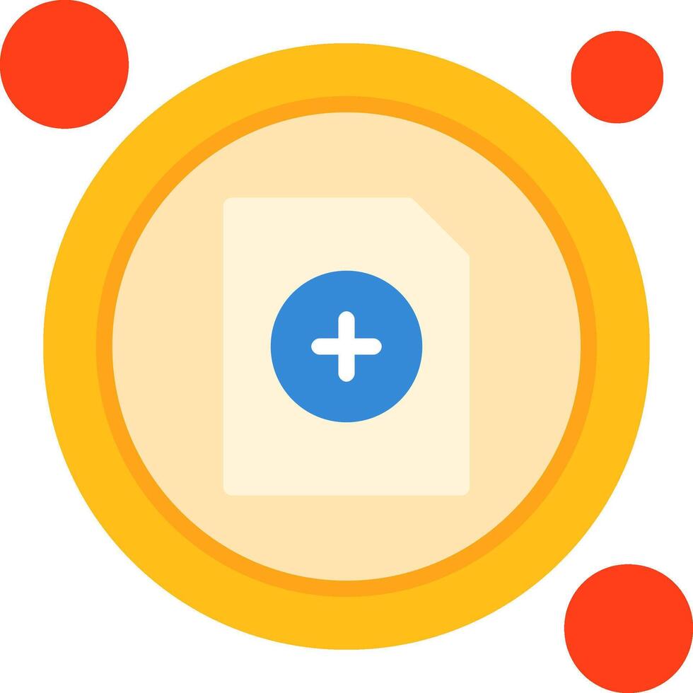 New File Button Icon Design Symbol vector