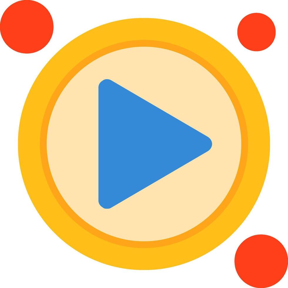 Play Button Icon Design Symbol vector