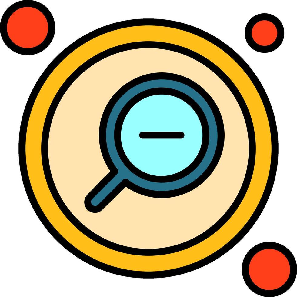 Zoom out Button Icon Design Symbol vector