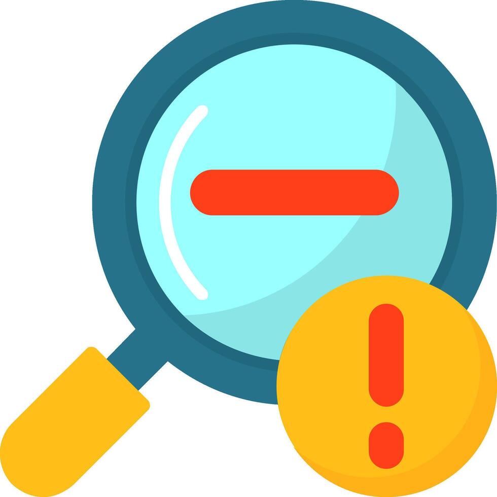 Zoom out Icon Design vector