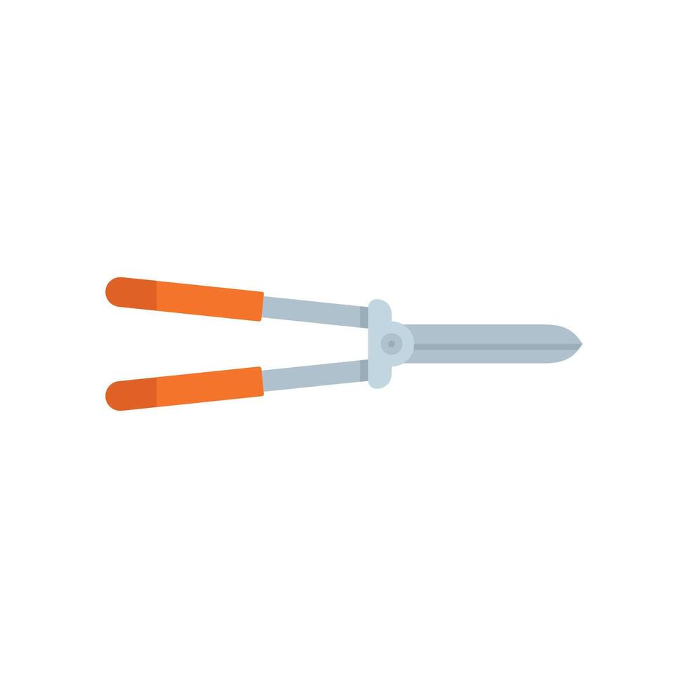 Sharp garden secateurs for taking care of plants vector
