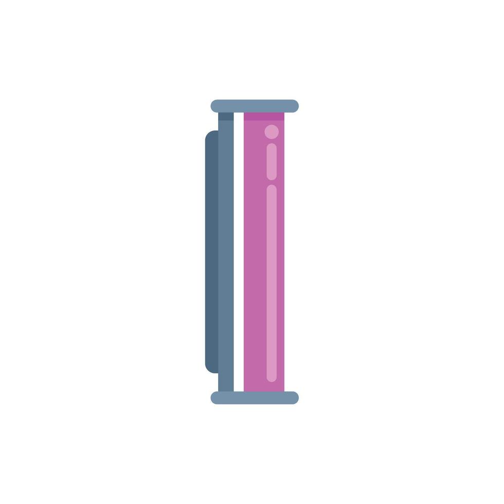 Bicycle pump icon depicting inflating a tire with air vector