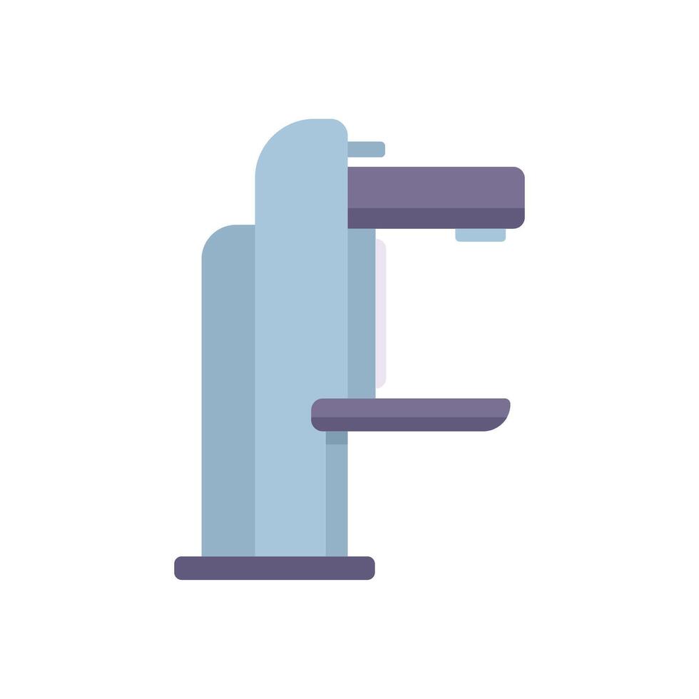 Modern medical scanner representing healthcare technology vector