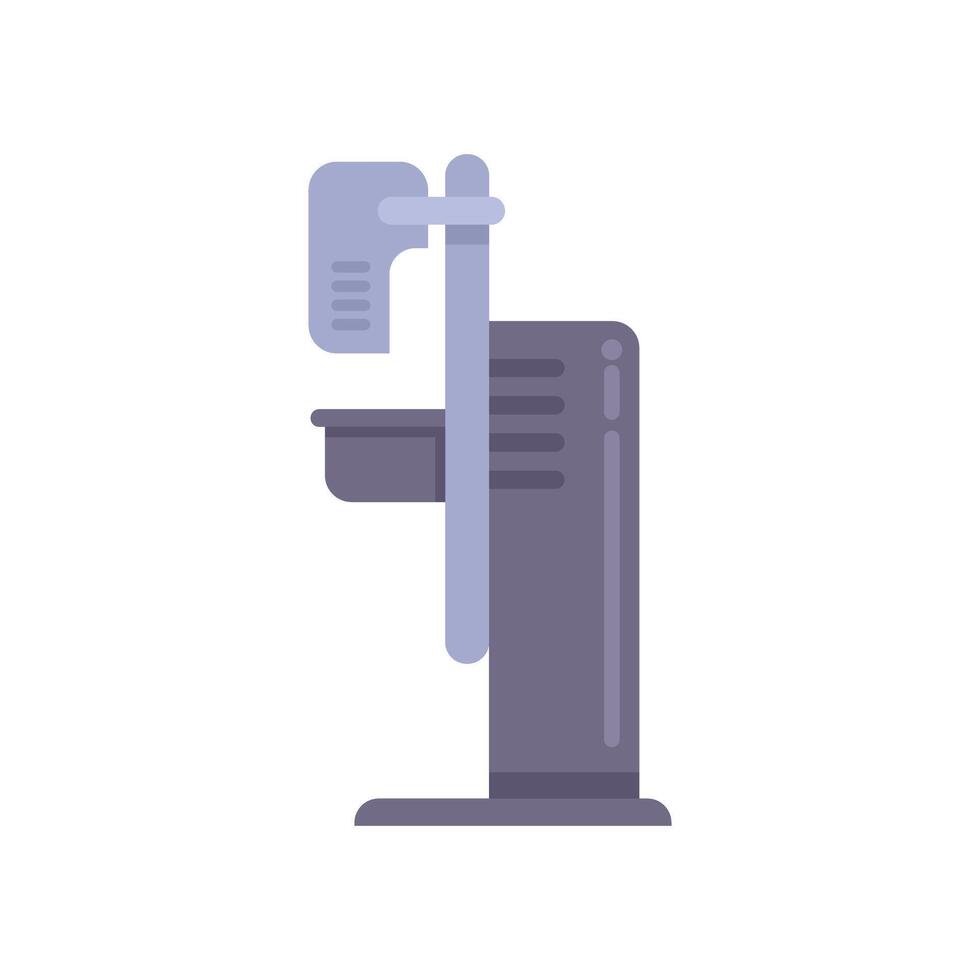 Mammography machine detecting breast cancer for healthcare vector