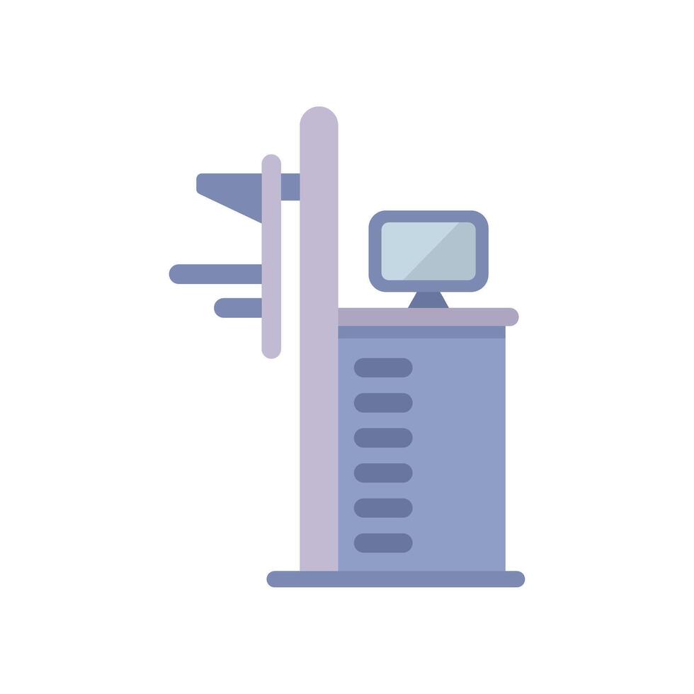 Car service center diagnostic computer equipment icon vector