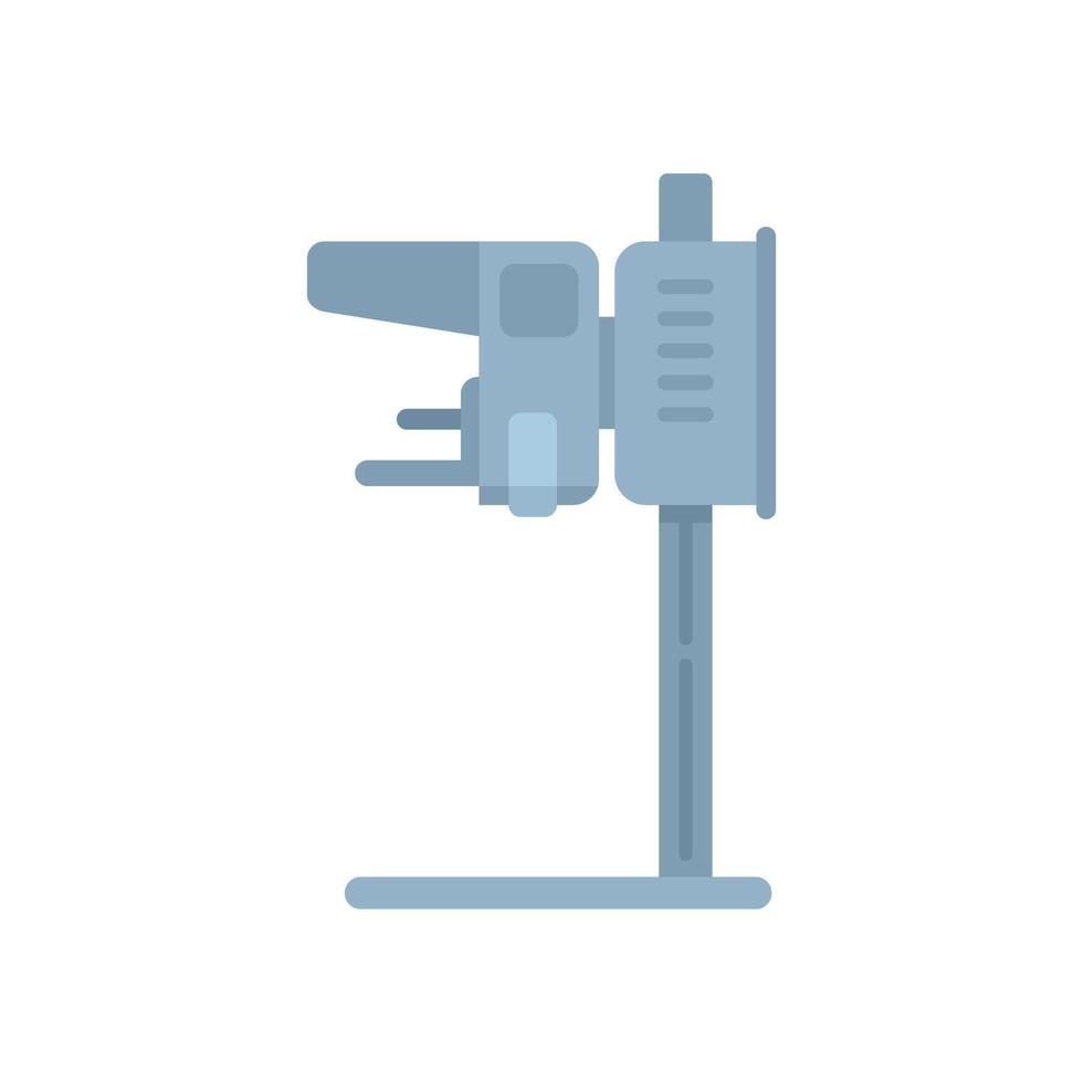 Medical equipment showing x ray machine in hospital radiography department vector