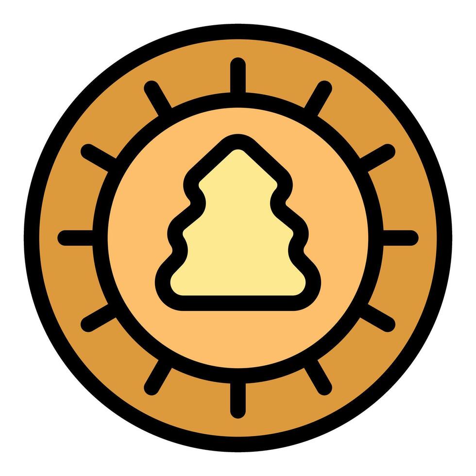 Golden coin showing chess piece with sun rays on the background vector