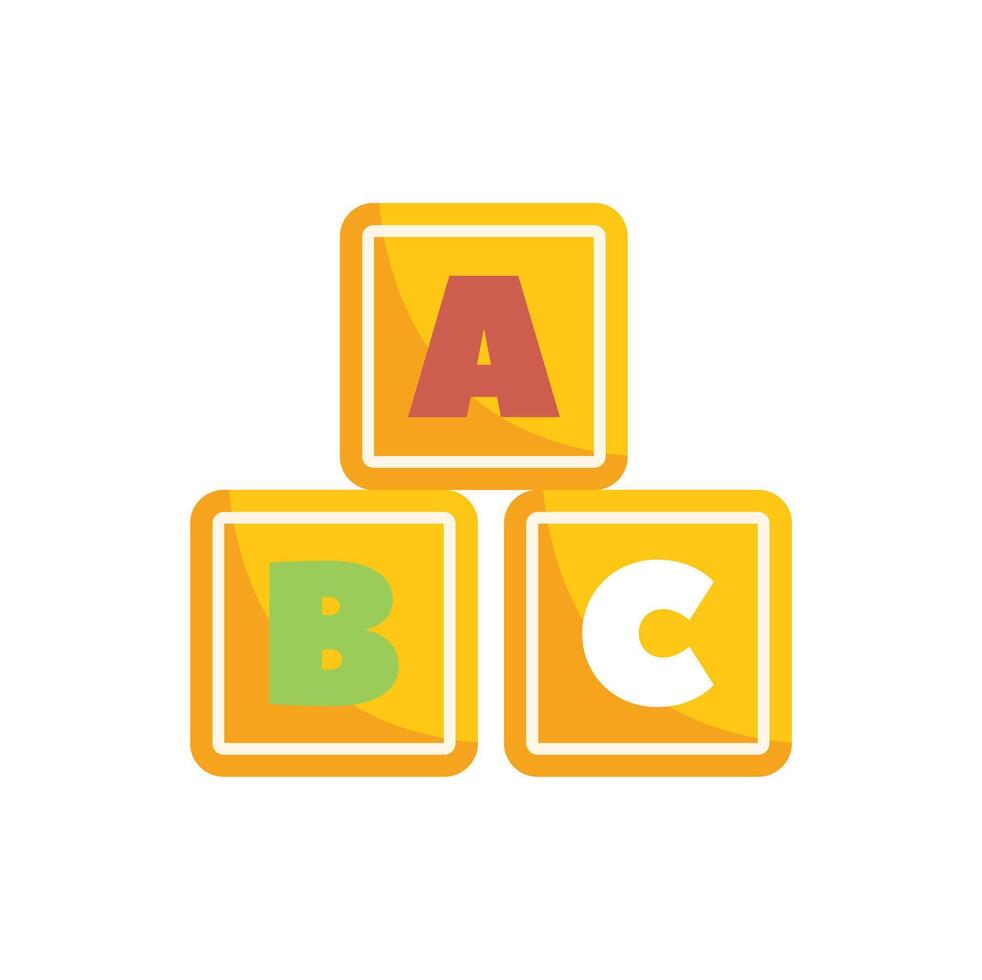 Alphabet abc wooden blocks forming a pyramid for early education ...