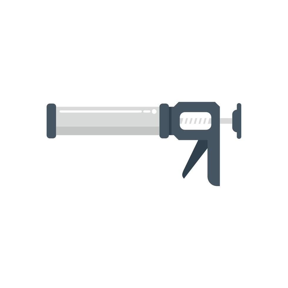 Professional caulking gun for applying sealant or adhesive vector