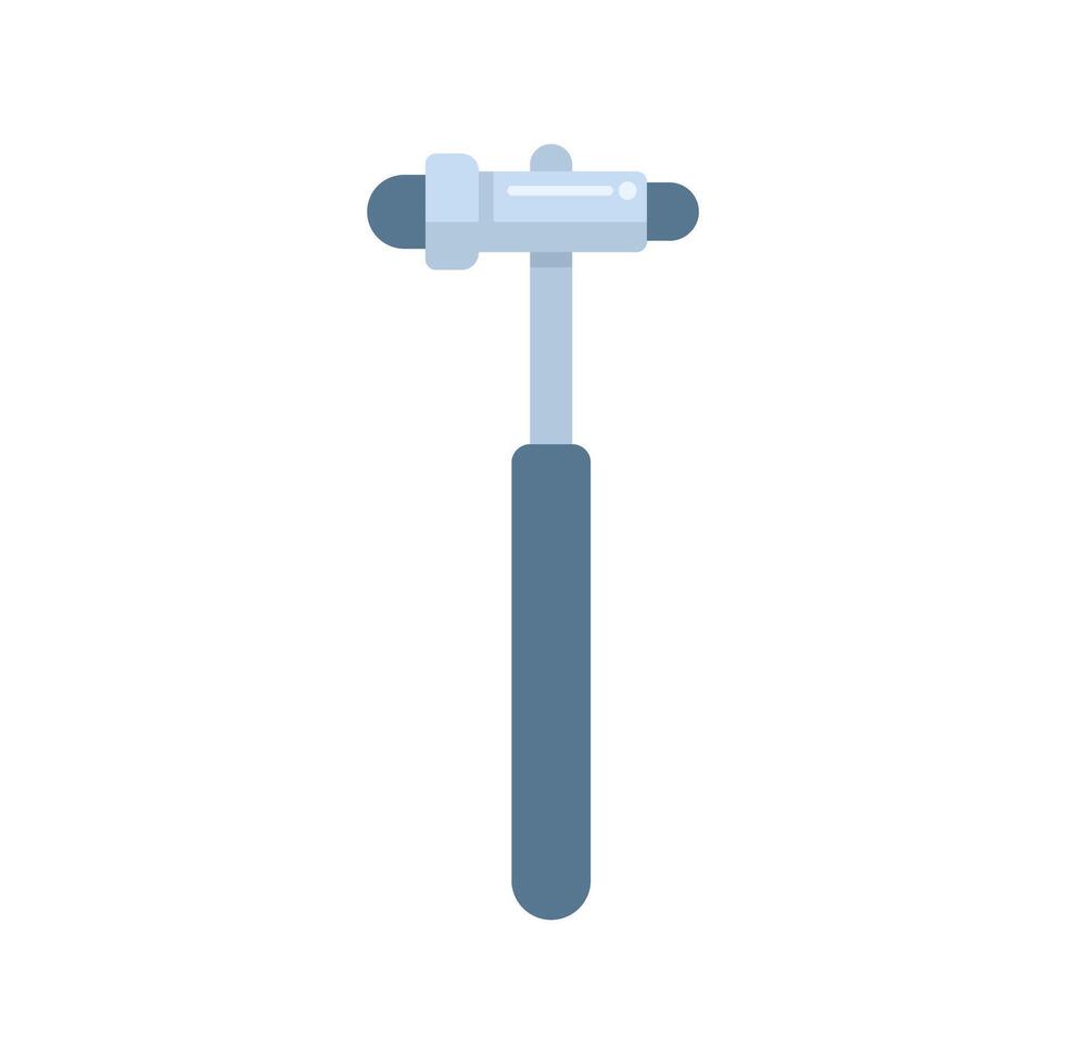 Reflex hammer showing neurological examination tool vector