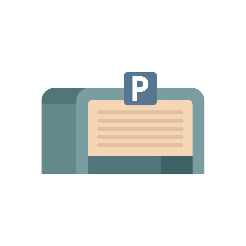 Underground parking garage building with closed door vector