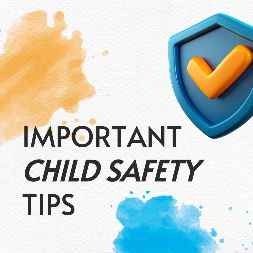 Different Types of Child Safety Instagram Post template