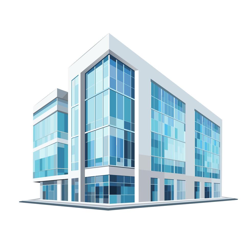 Skyscraper as an icon for posters or logos in business, education or medicine vector