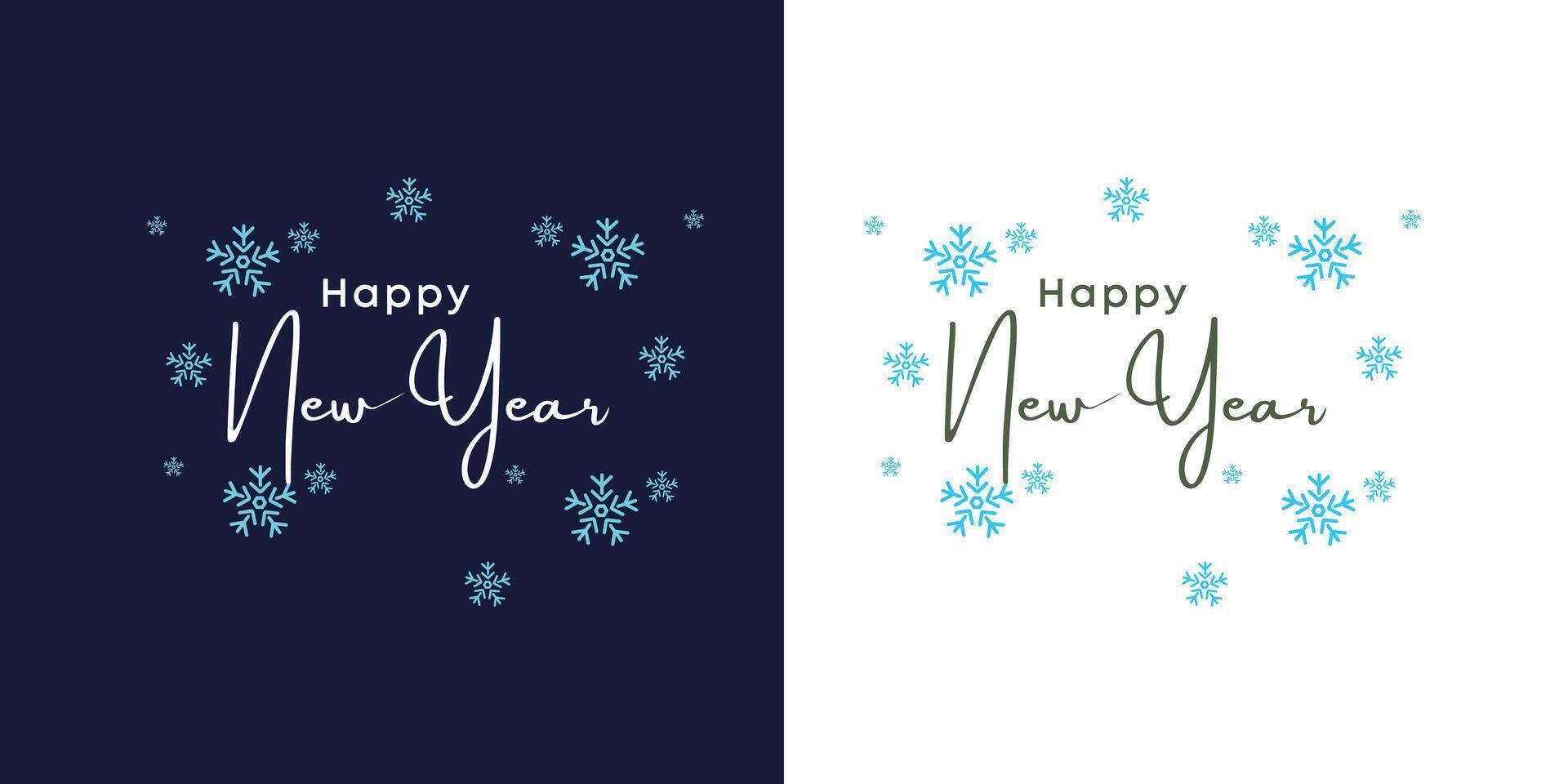 Text for Happy New Year Design Template vector