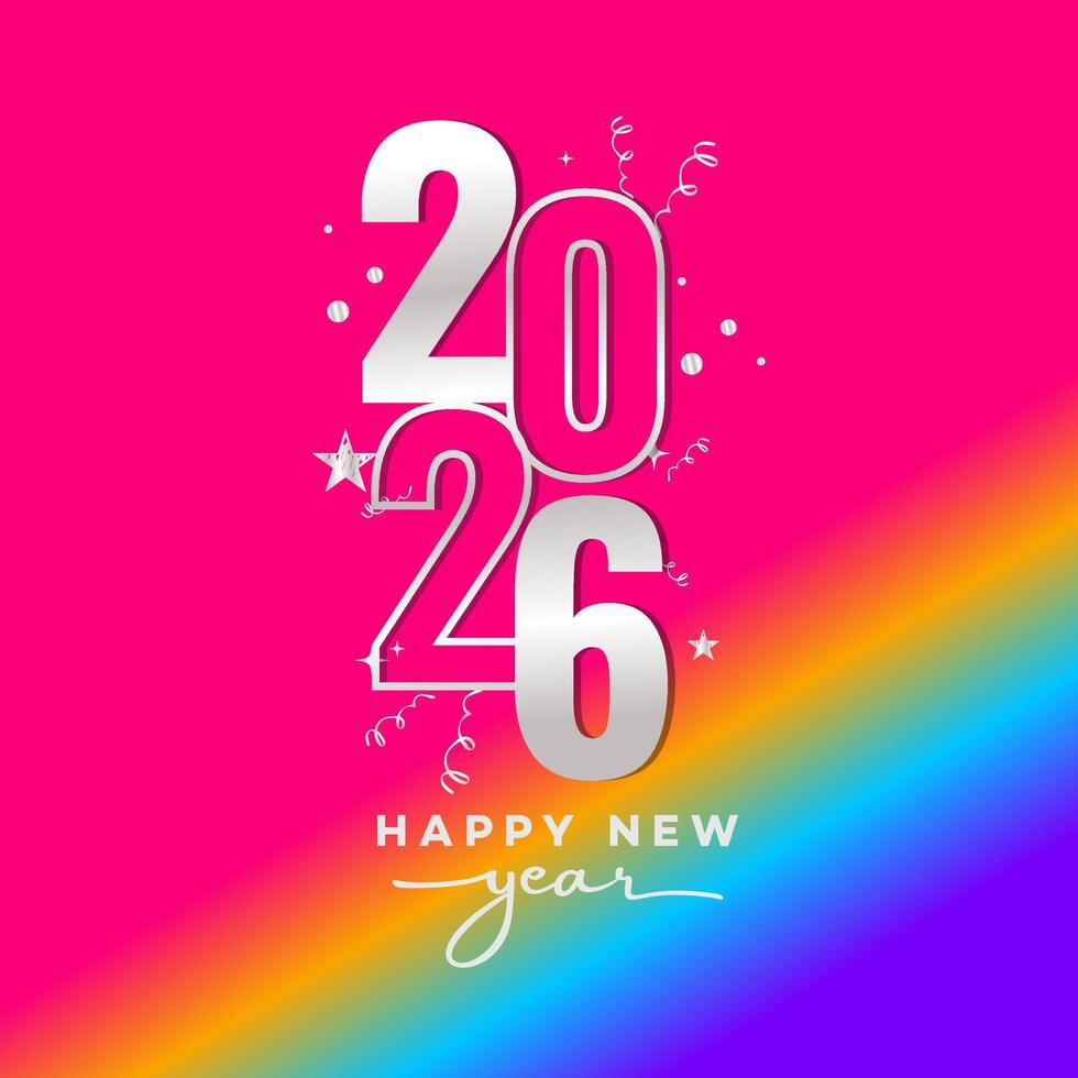 Happy new year 2026 background 50492322 Vector Art at Vecteezy