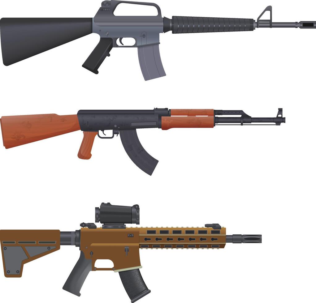 Classic Hunting Rifle vector