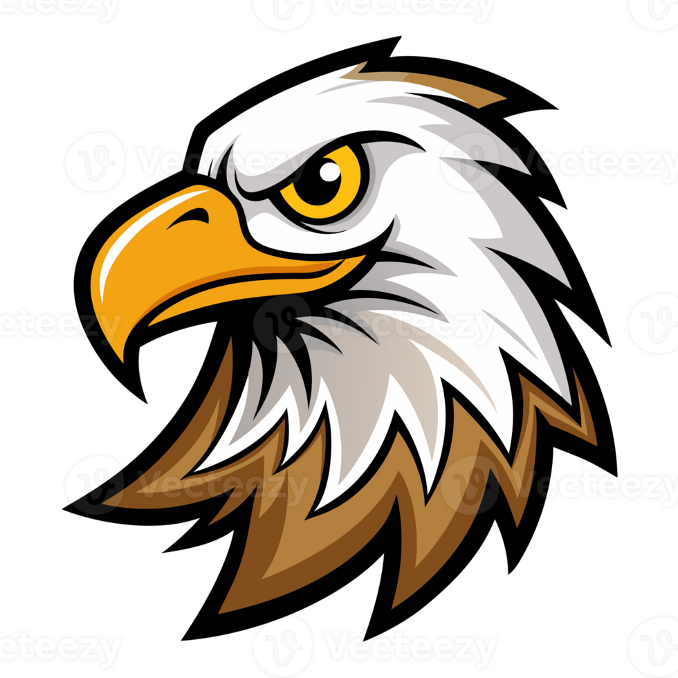 Cartoon Eagle Logo, Bird of Prey Illustration png
