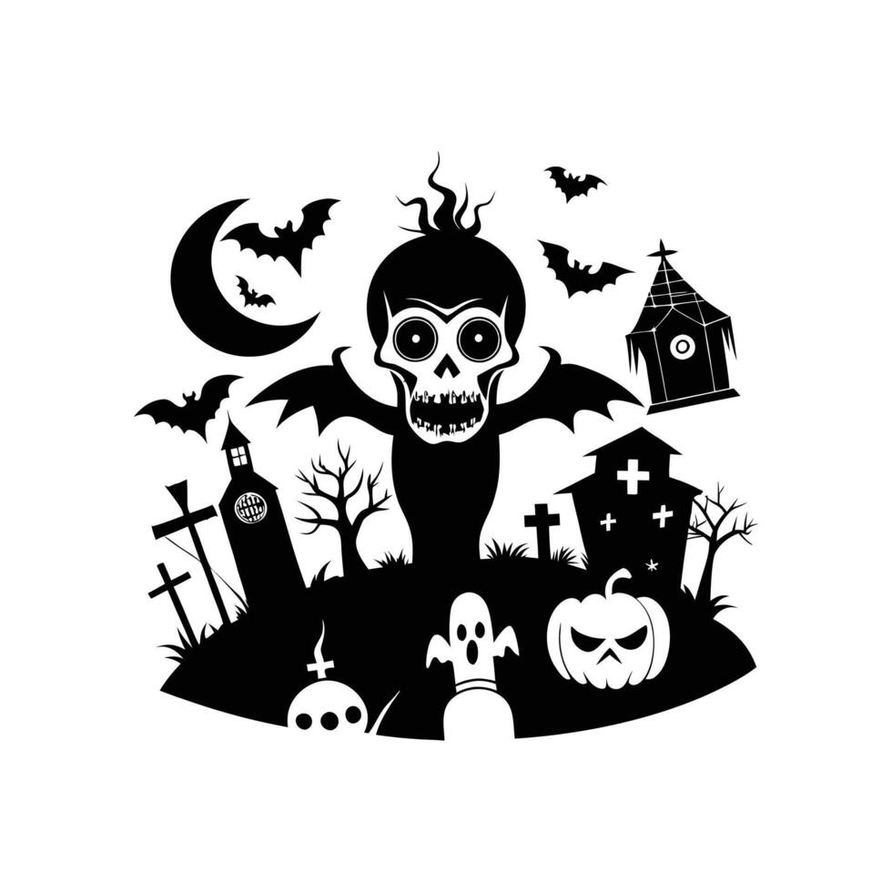 Halloween clip art vector