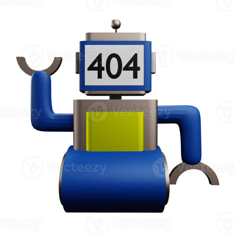 3 D illustration robot chatbot icon png