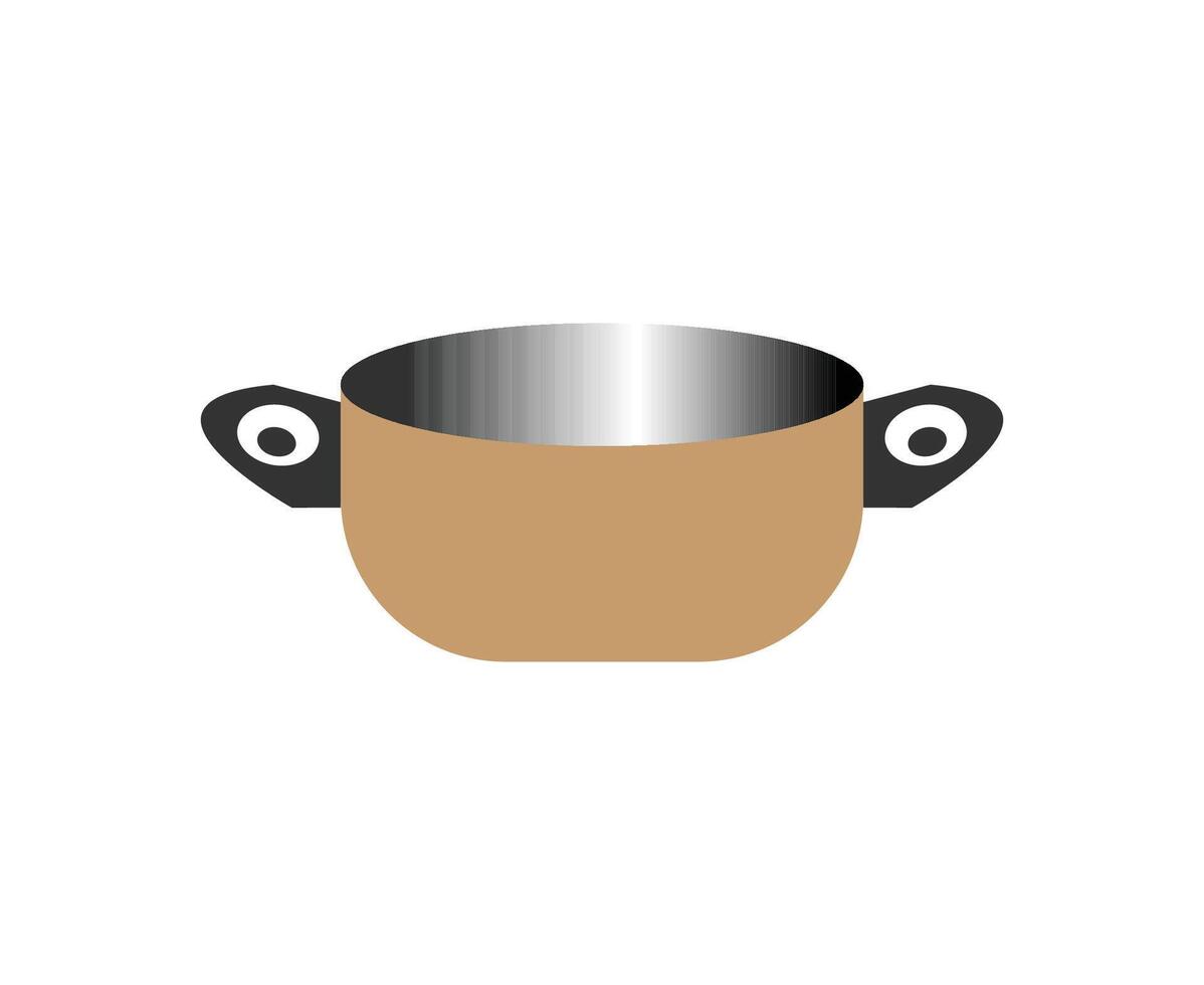 Frying pan icon concept design vector