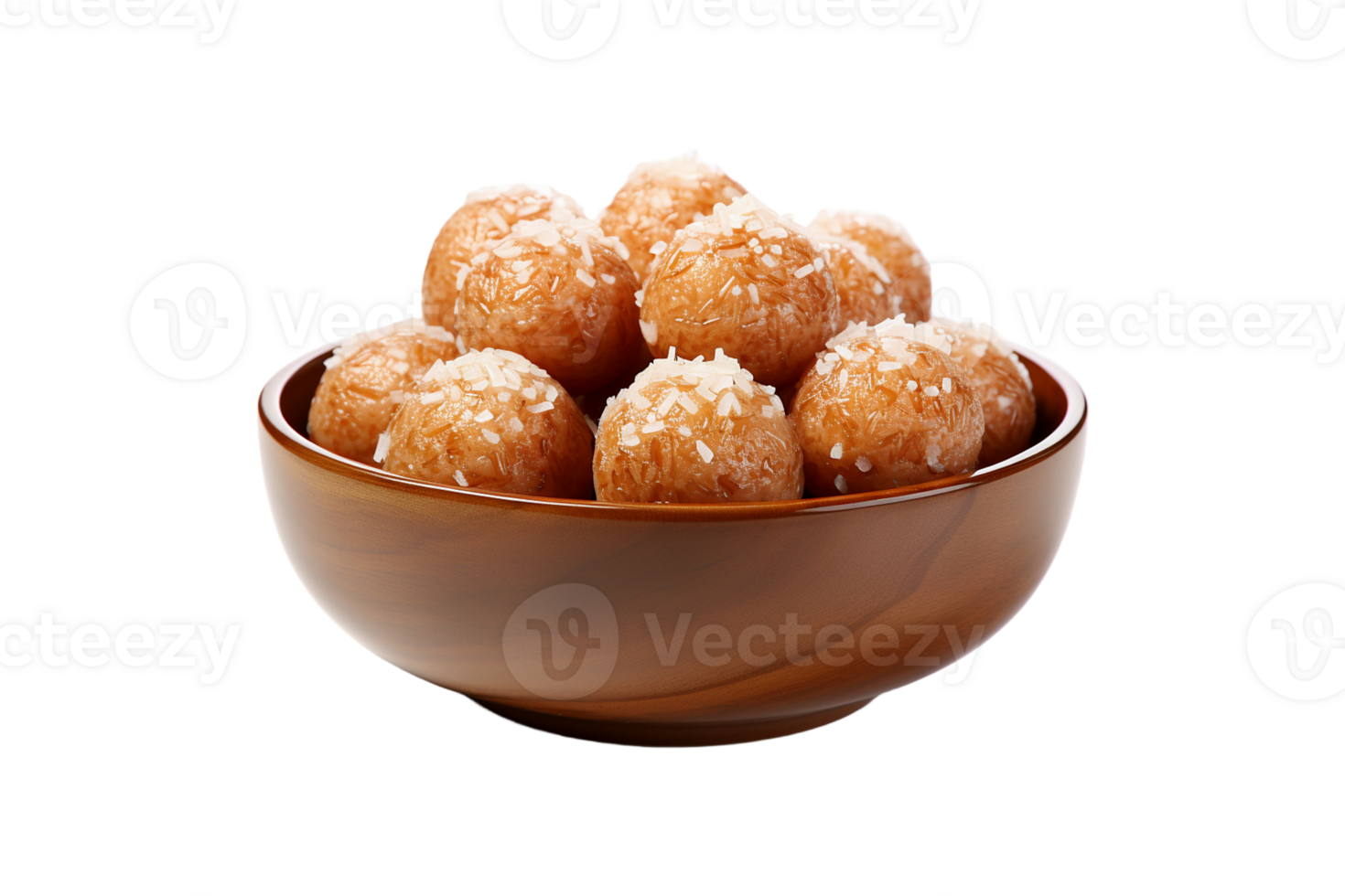 Amla Ladoo on transparent background. png