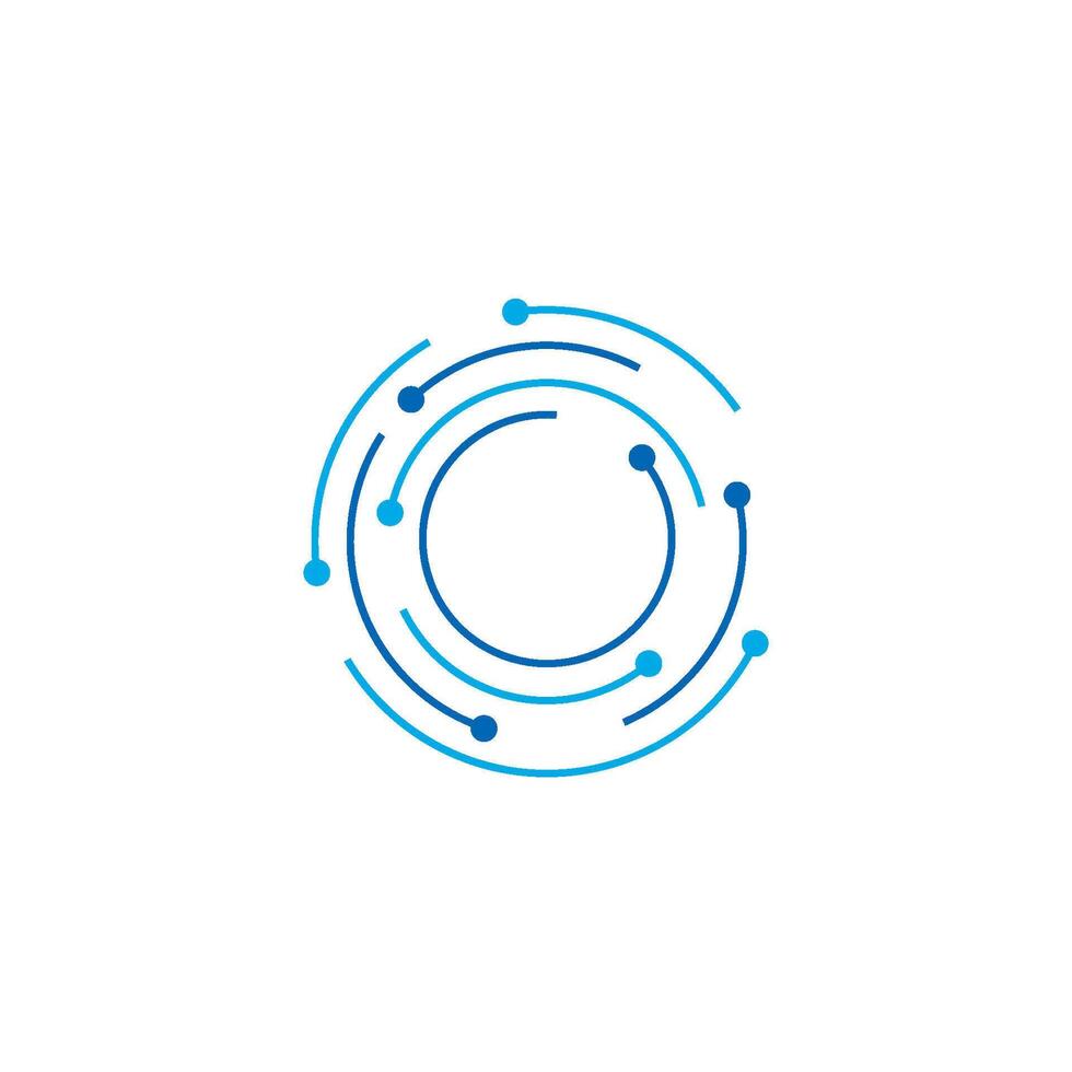 circuit flat design vector