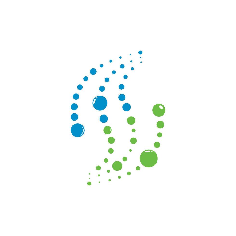molecule flat design vector