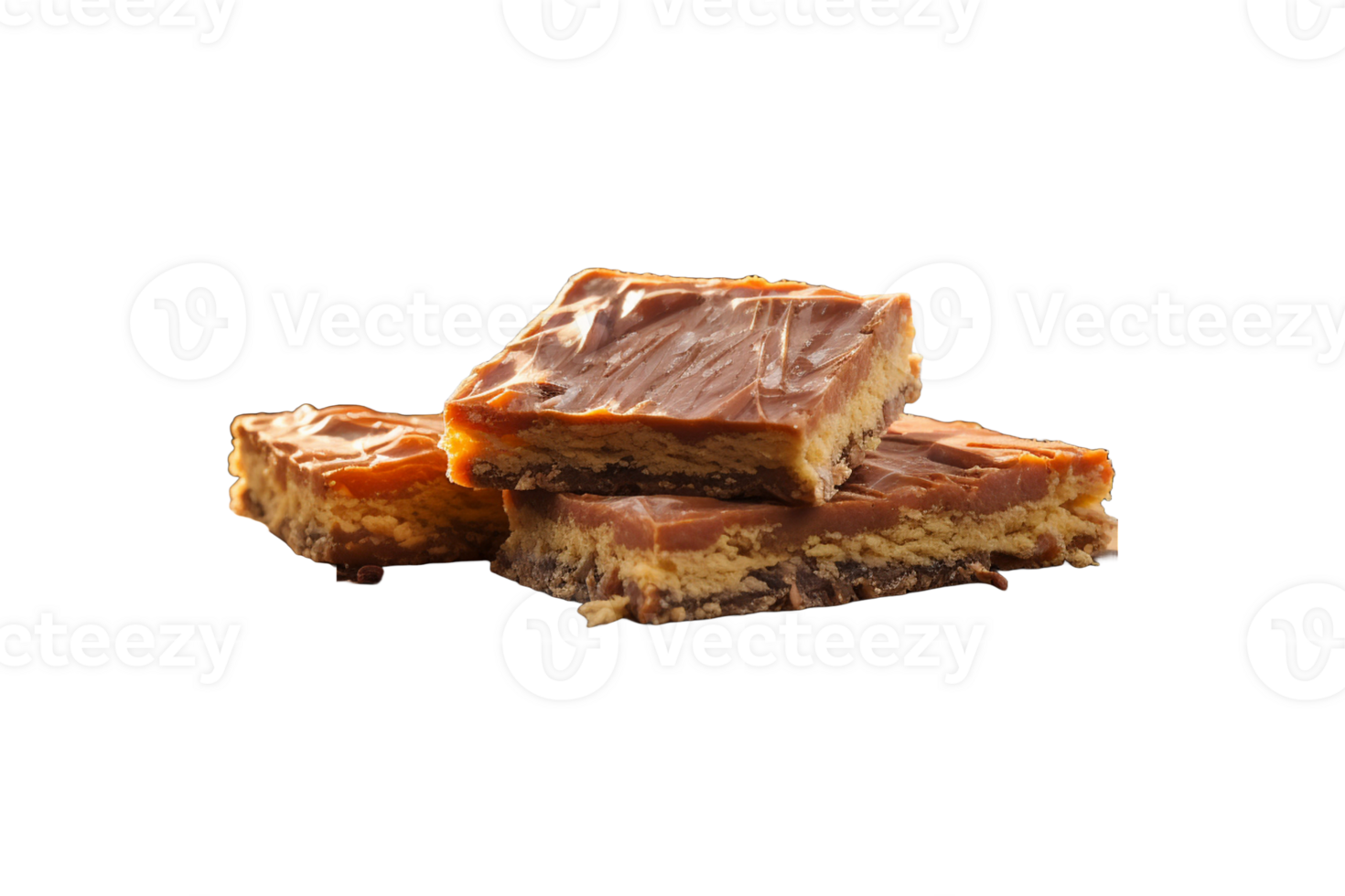 Barfi on transparent background. png