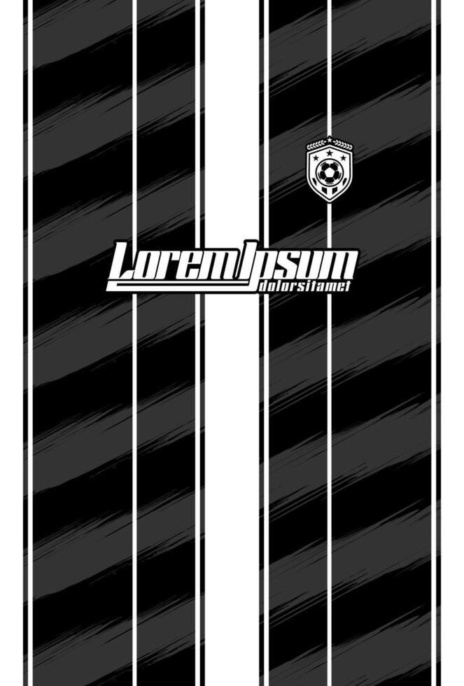 Soccer design for sublimation abstract black vector