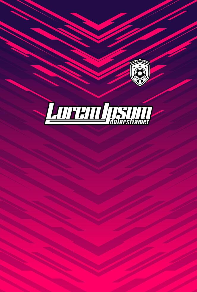 Soccer design for sublimation pink purple vector