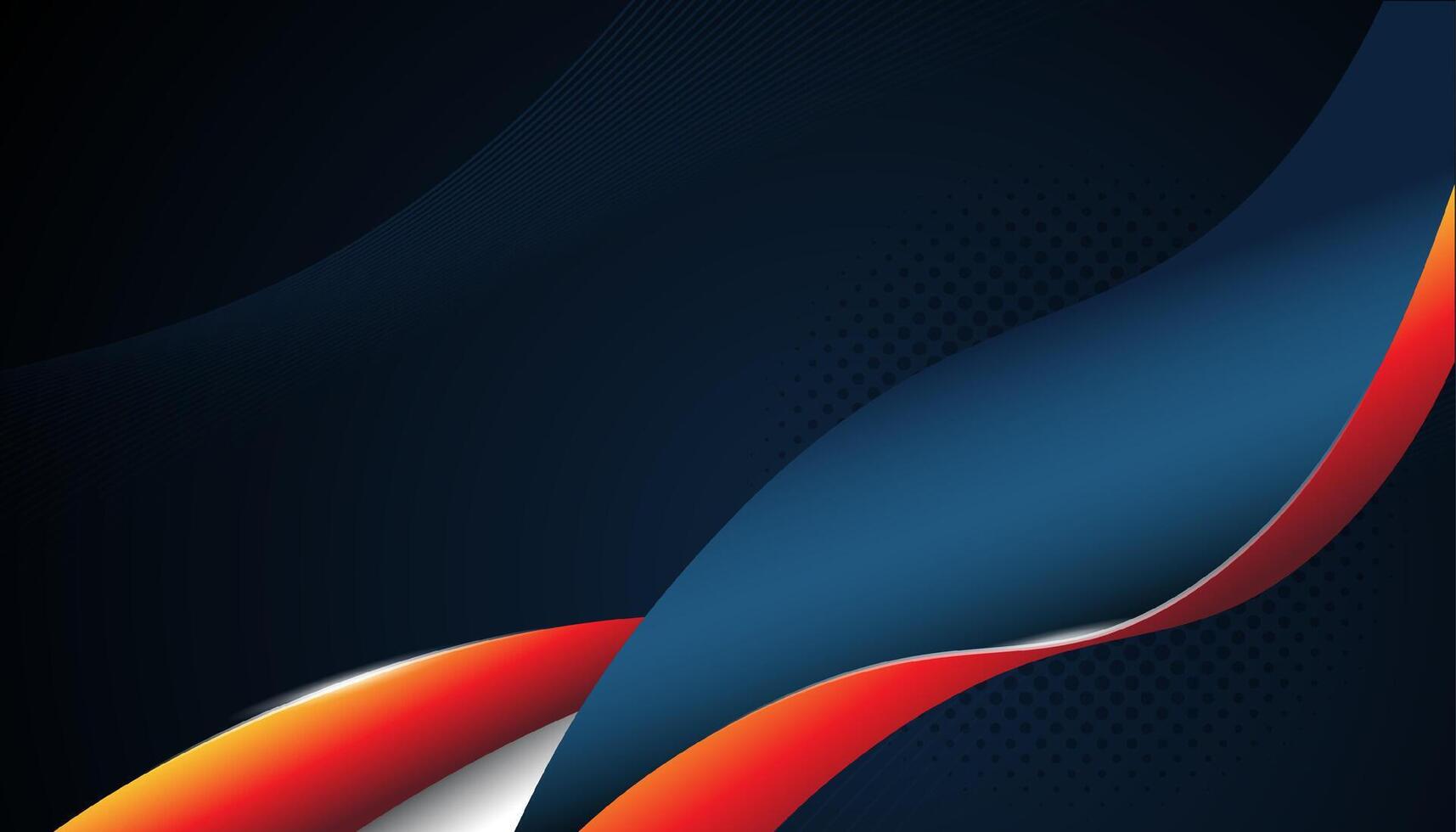 Dark abstract Wavy Background Design vector