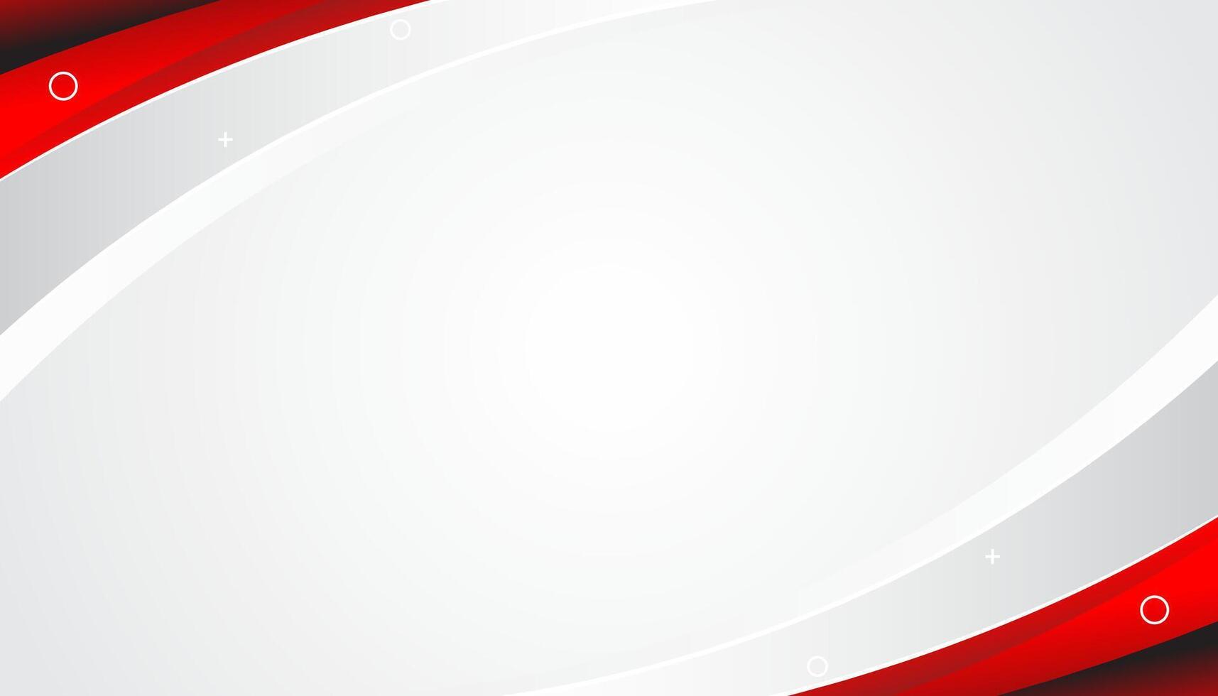 Stylish beautiful red wave flowing design background vector