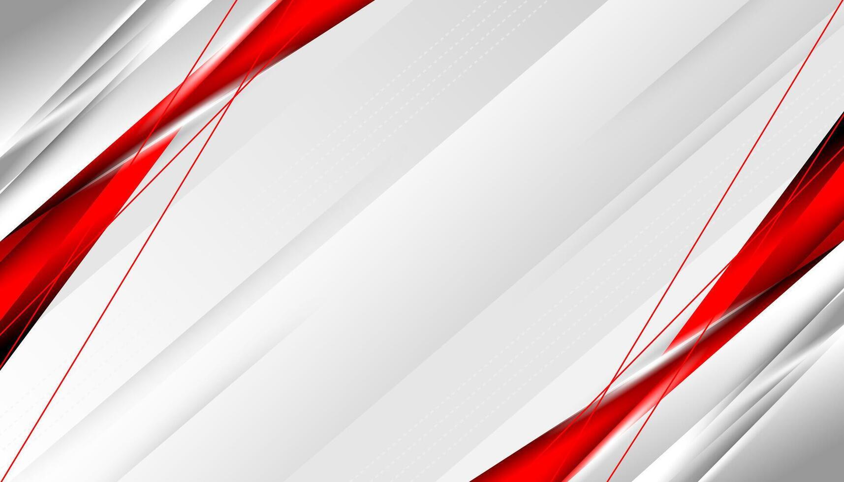 Red curve on a white background vector