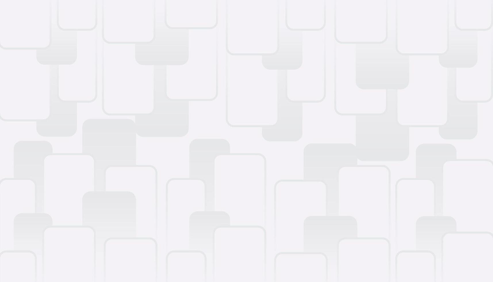 Abstract white and gray background with stacked square shapes vector
