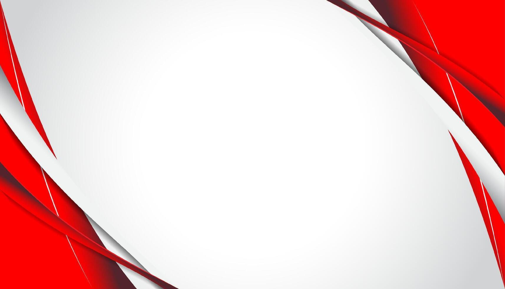 Red white professional geometric background design vector