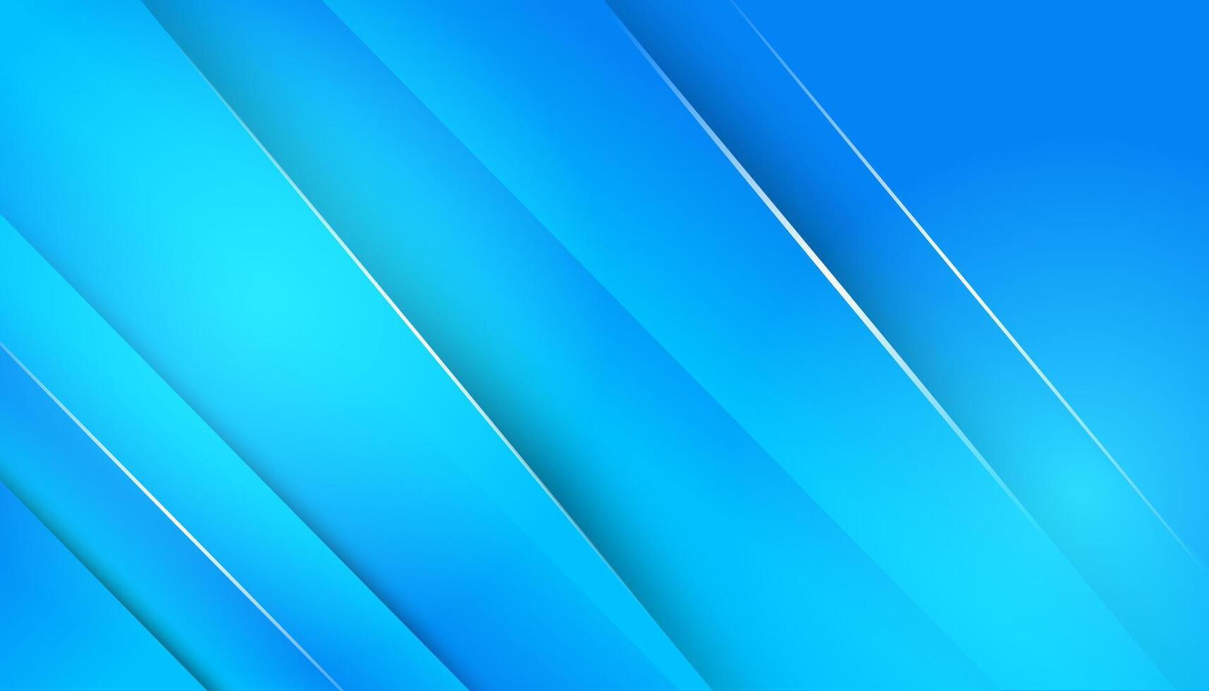 Blue abstract gradient background with diagonal lines vector