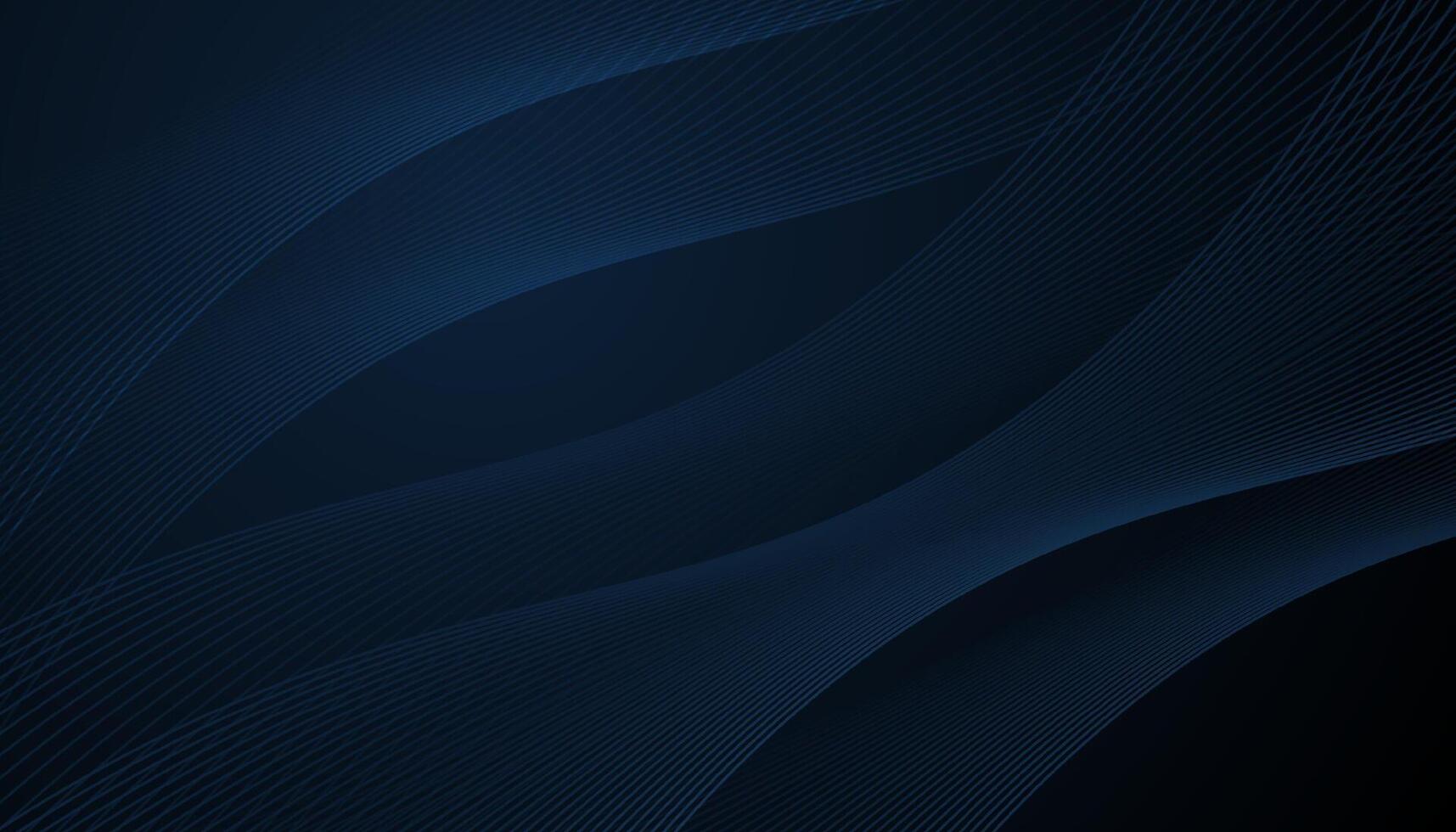 Dark abstract Wavy Background Design vector