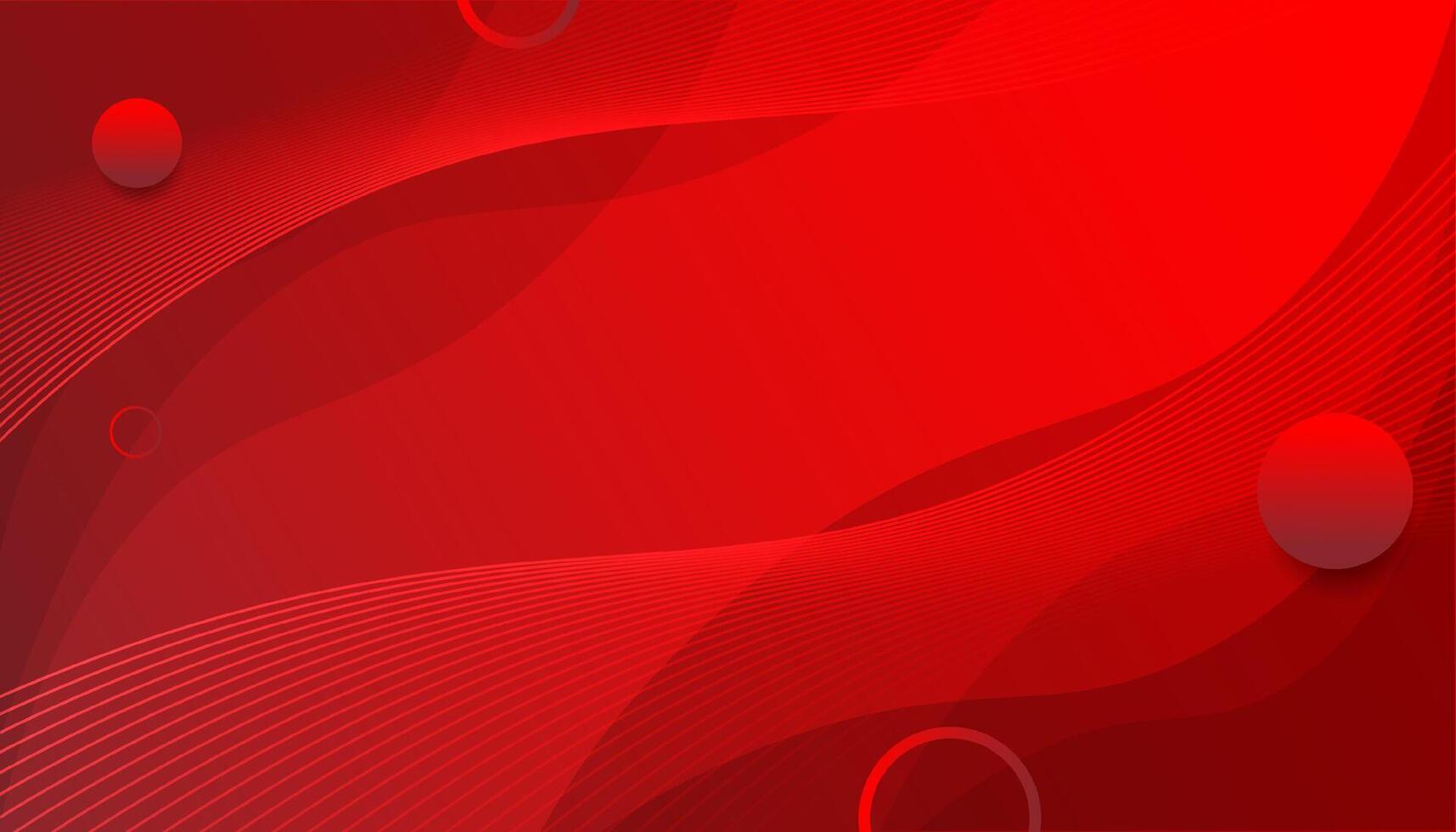 Abstract modern gradient red curve background vector