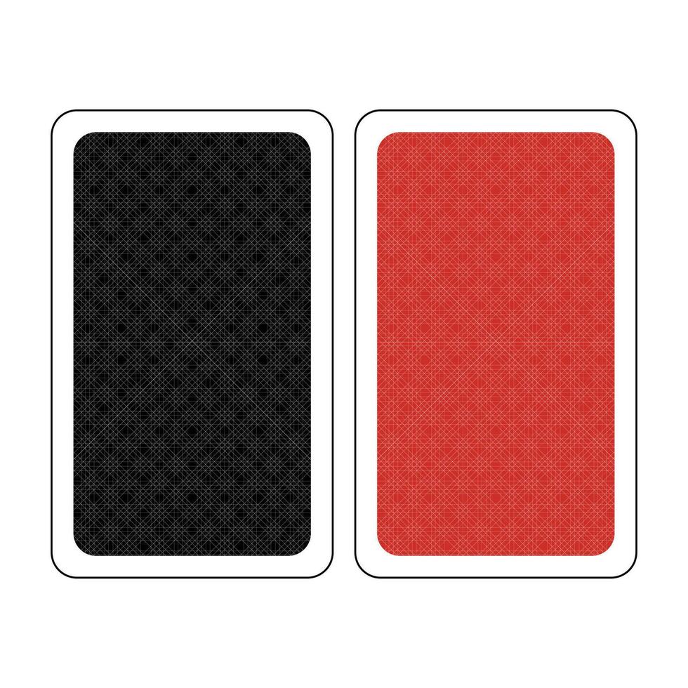 The pattern of the back of a playing card. Simple geometric pattern, abstract design. vector