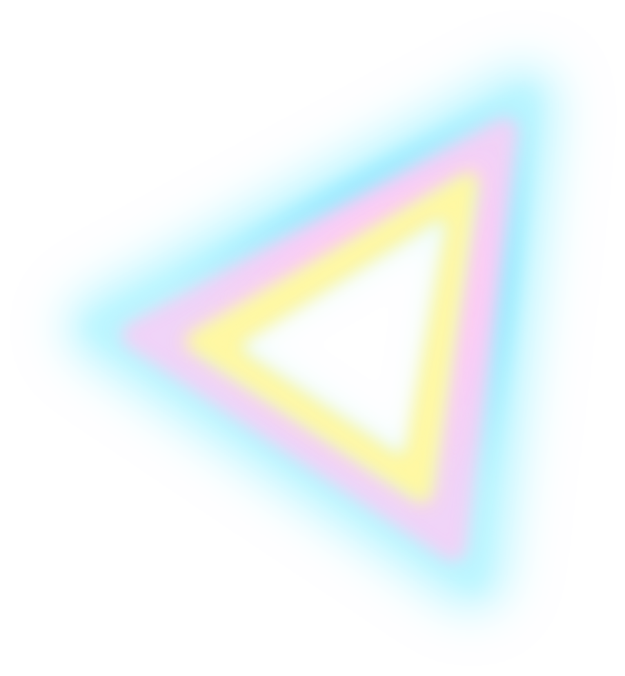 Triangle Dreamy airbrushed gradient Illustration png