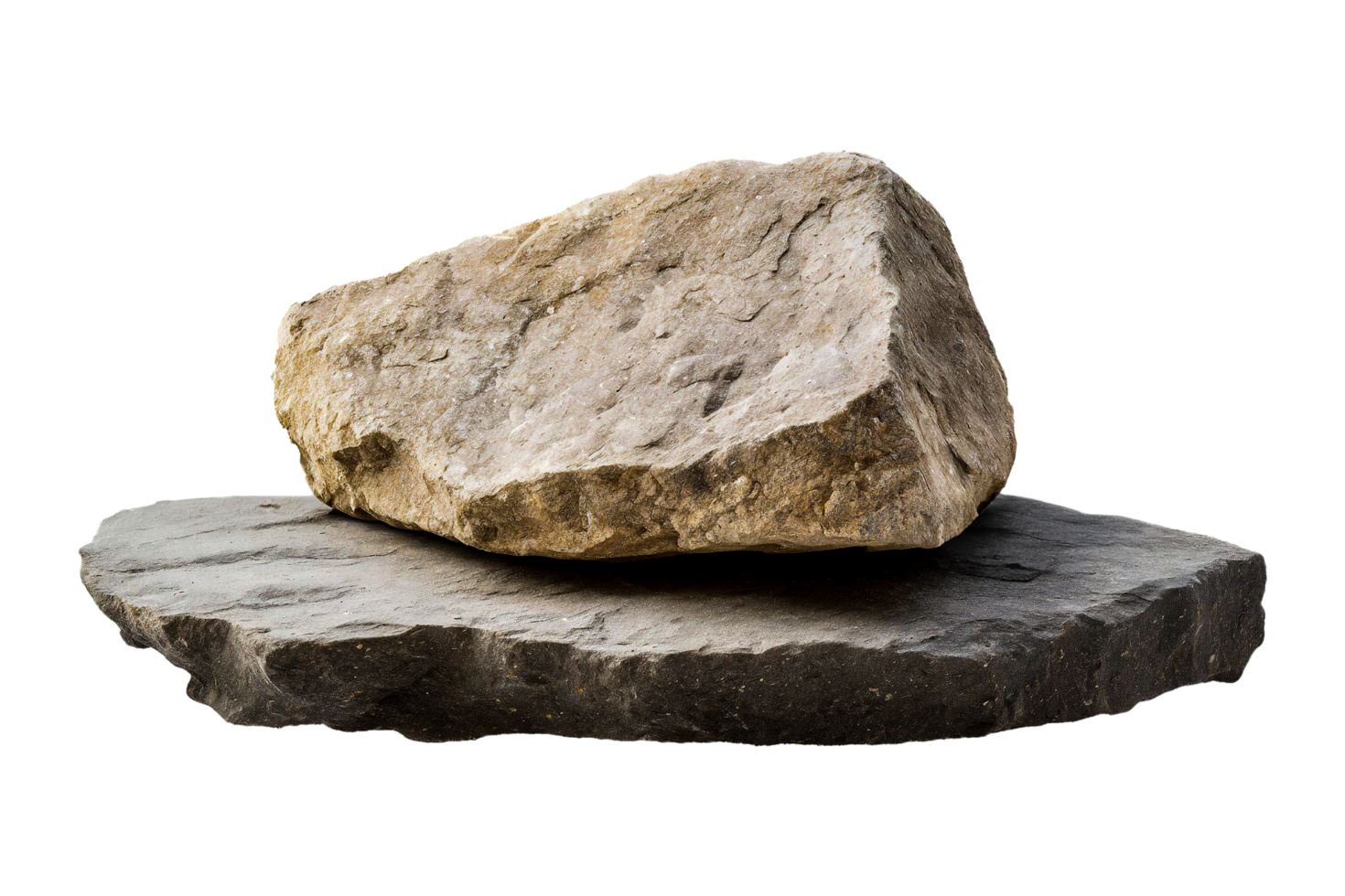Stone Podium isolated on a transparent background. png