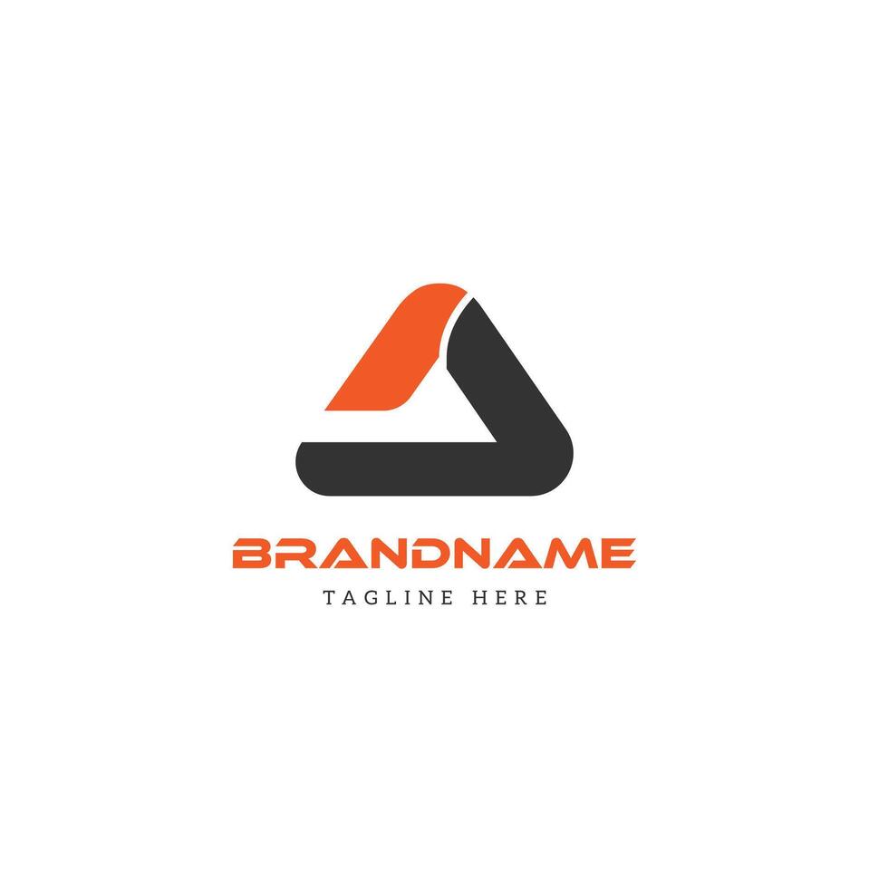 A letter logo icon symbol graphic design initial modern minimalist temple vector