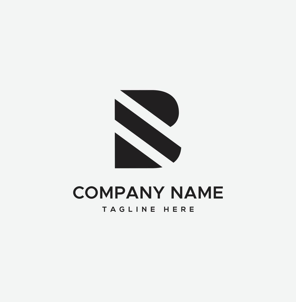 Alphabet letters Initials Monogram logo B vector