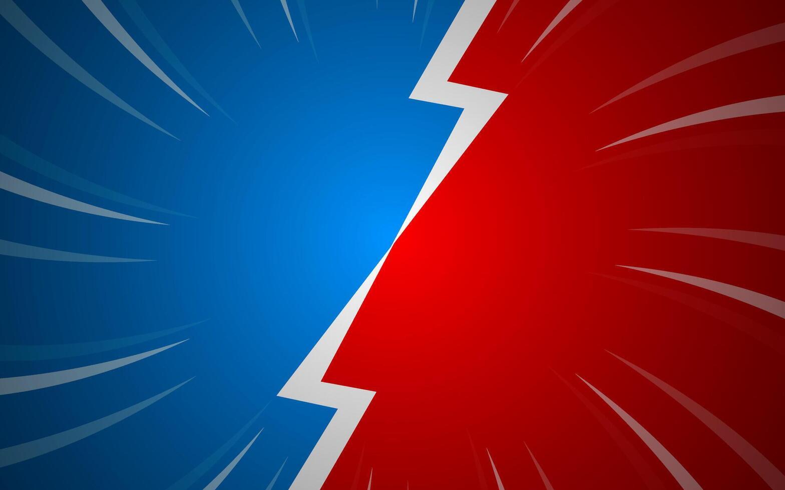 versus comic style background. Pop art comic sunburst effect background with halftone. vector